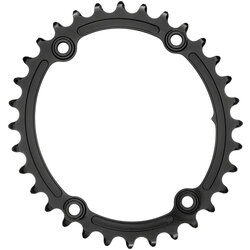 absoluteBLACK Premium Sub-Compact Oval 110 BCD 4-Bolt Road Inner Chainring
