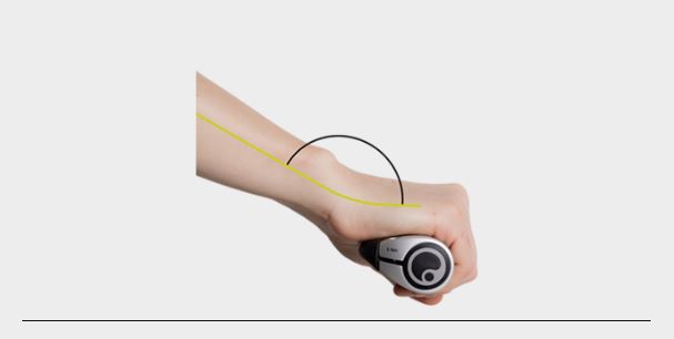Optimized hand positioning with Ergon grips