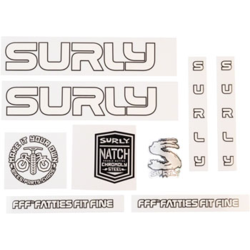 Surly Surly Intergalactic Decal Set White